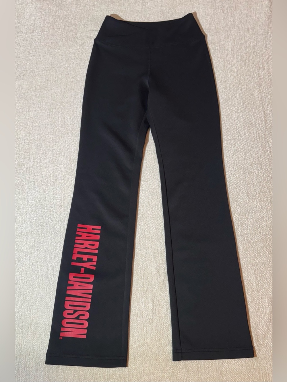 Harley Davidson Black Yoga Pant Leggings XS NWOT